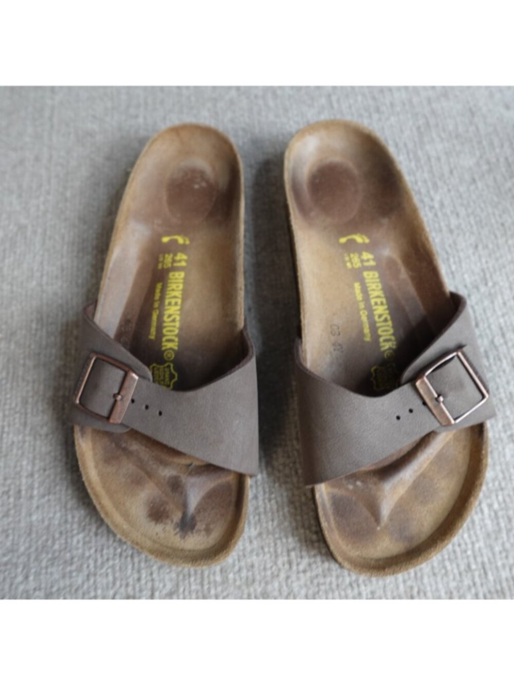 Birkenstock Womens Sandals 10 / 41 Brown Madrid Made in Germany - Picture 7 of 8